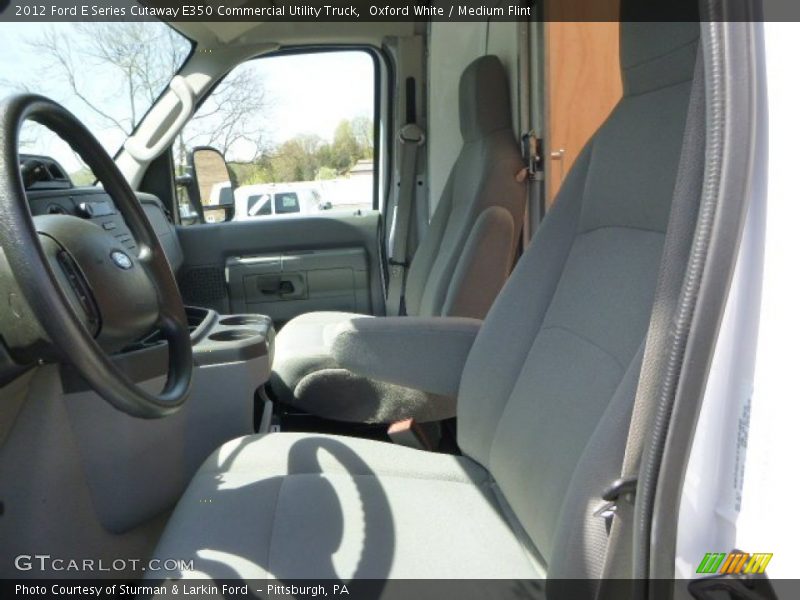 Oxford White / Medium Flint 2012 Ford E Series Cutaway E350 Commercial Utility Truck