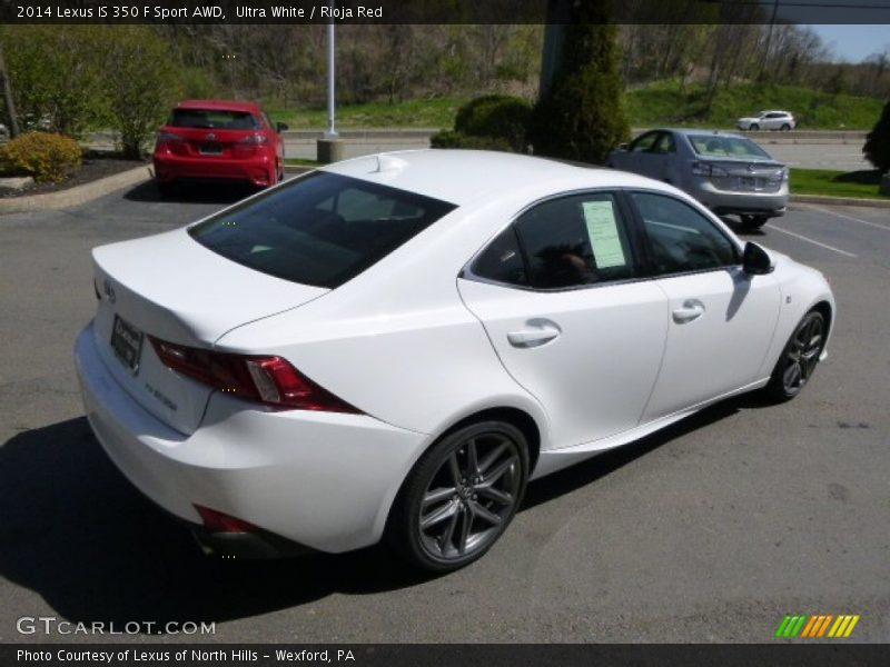 Ultra White / Rioja Red 2014 Lexus IS 350 F Sport AWD