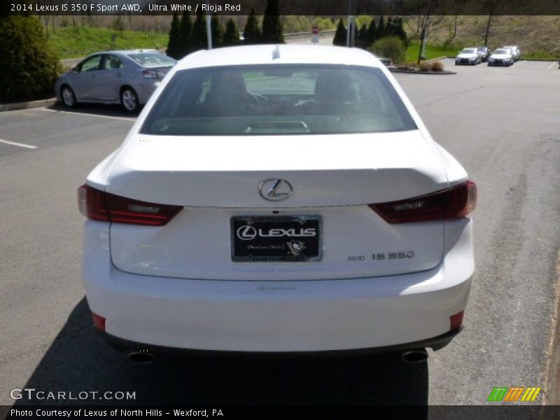 Ultra White / Rioja Red 2014 Lexus IS 350 F Sport AWD