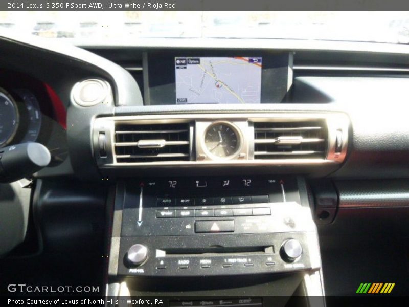Ultra White / Rioja Red 2014 Lexus IS 350 F Sport AWD
