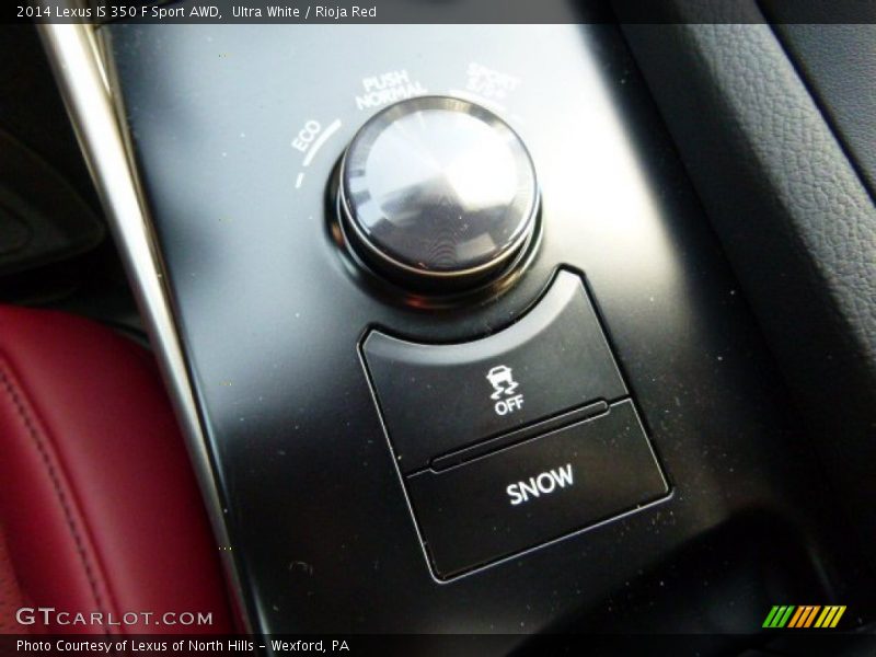 Controls of 2014 IS 350 F Sport AWD
