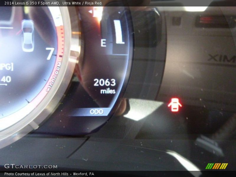 Ultra White / Rioja Red 2014 Lexus IS 350 F Sport AWD