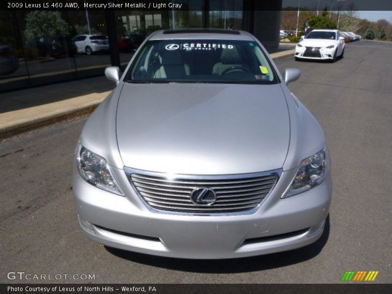 Mercury Silver Metallic / Light Gray 2009 Lexus LS 460 AWD