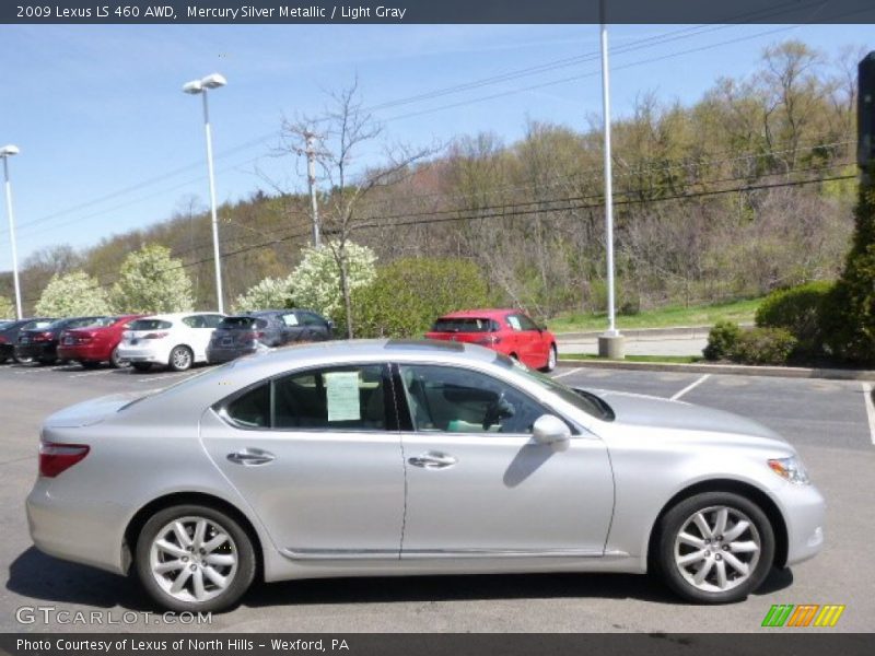 Mercury Silver Metallic / Light Gray 2009 Lexus LS 460 AWD