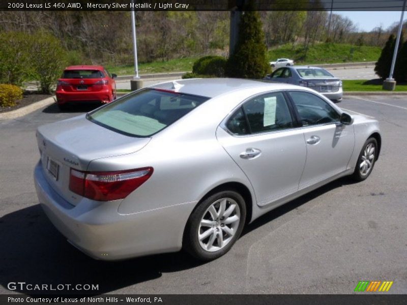 Mercury Silver Metallic / Light Gray 2009 Lexus LS 460 AWD