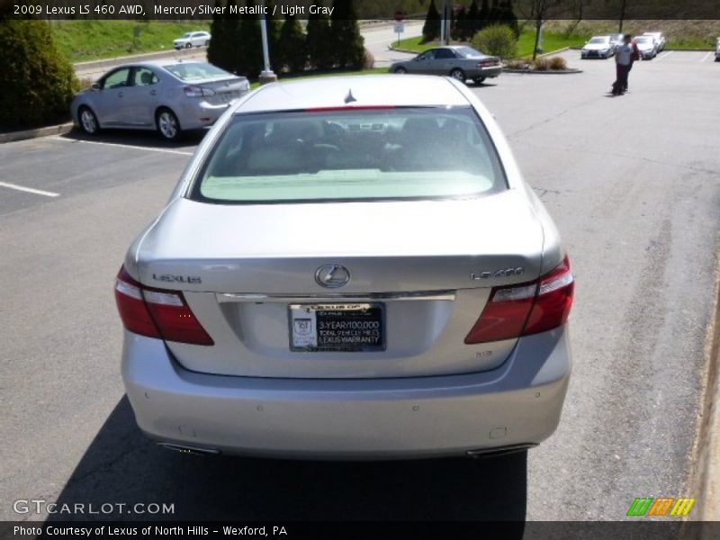 Mercury Silver Metallic / Light Gray 2009 Lexus LS 460 AWD