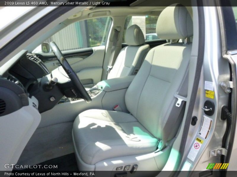 Mercury Silver Metallic / Light Gray 2009 Lexus LS 460 AWD