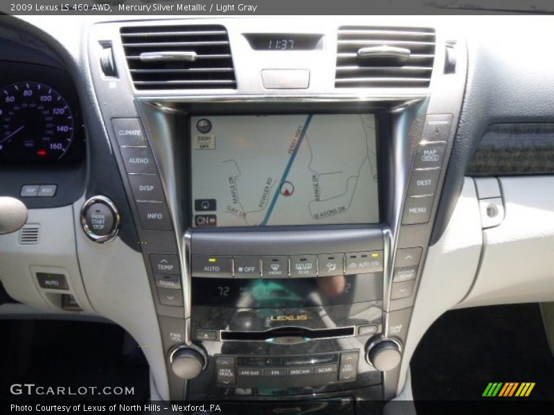 Mercury Silver Metallic / Light Gray 2009 Lexus LS 460 AWD