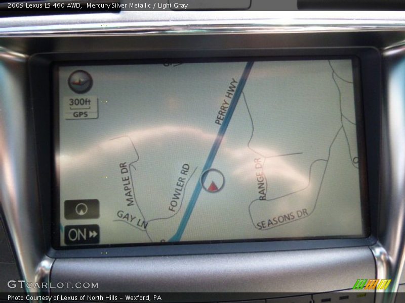 Mercury Silver Metallic / Light Gray 2009 Lexus LS 460 AWD