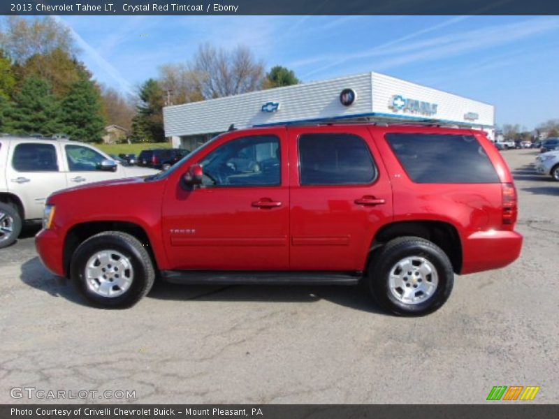 Crystal Red Tintcoat / Ebony 2013 Chevrolet Tahoe LT