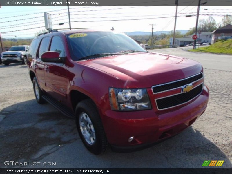 Crystal Red Tintcoat / Ebony 2013 Chevrolet Tahoe LT