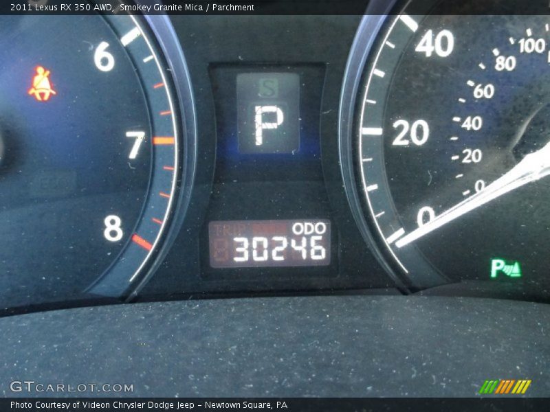 Smokey Granite Mica / Parchment 2011 Lexus RX 350 AWD