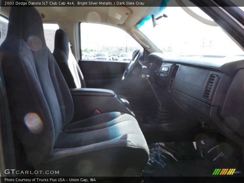 Bright Silver Metallic / Dark Slate Gray 2003 Dodge Dakota SLT Club Cab 4x4