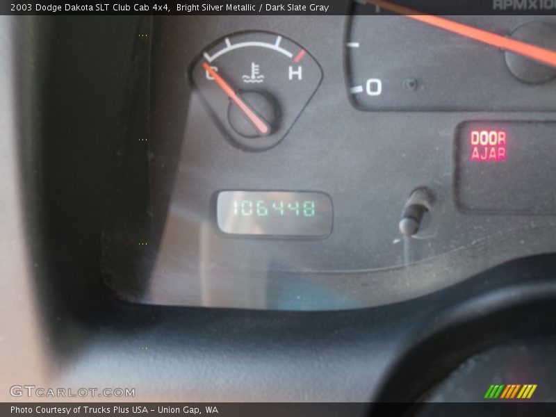 Bright Silver Metallic / Dark Slate Gray 2003 Dodge Dakota SLT Club Cab 4x4