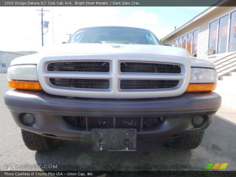 Bright Silver Metallic / Dark Slate Gray 2003 Dodge Dakota SLT Club Cab 4x4