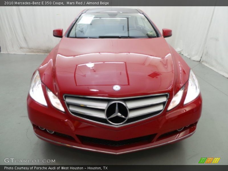 Mars Red / Almond Beige 2010 Mercedes-Benz E 350 Coupe