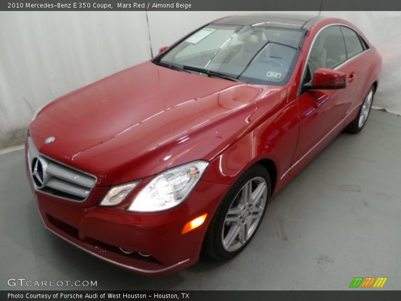 Mars Red / Almond Beige 2010 Mercedes-Benz E 350 Coupe