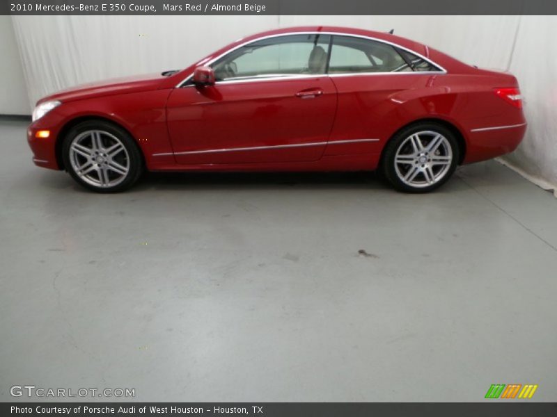 Mars Red / Almond Beige 2010 Mercedes-Benz E 350 Coupe
