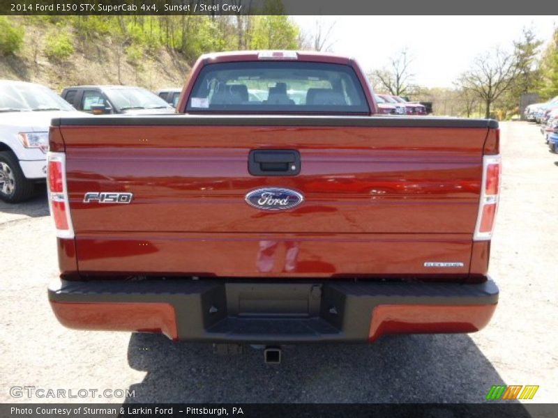 Sunset / Steel Grey 2014 Ford F150 STX SuperCab 4x4