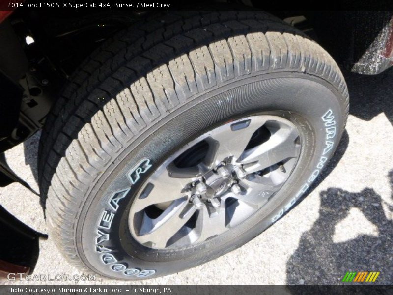 Sunset / Steel Grey 2014 Ford F150 STX SuperCab 4x4