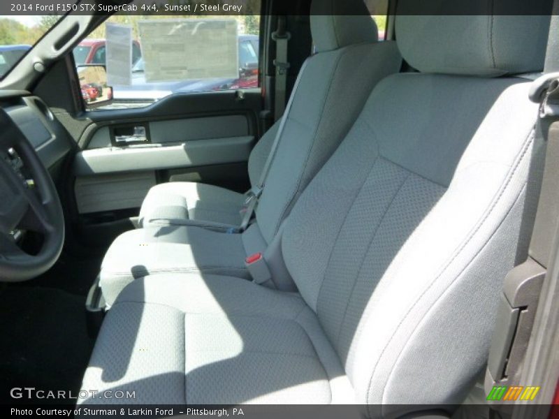 Sunset / Steel Grey 2014 Ford F150 STX SuperCab 4x4
