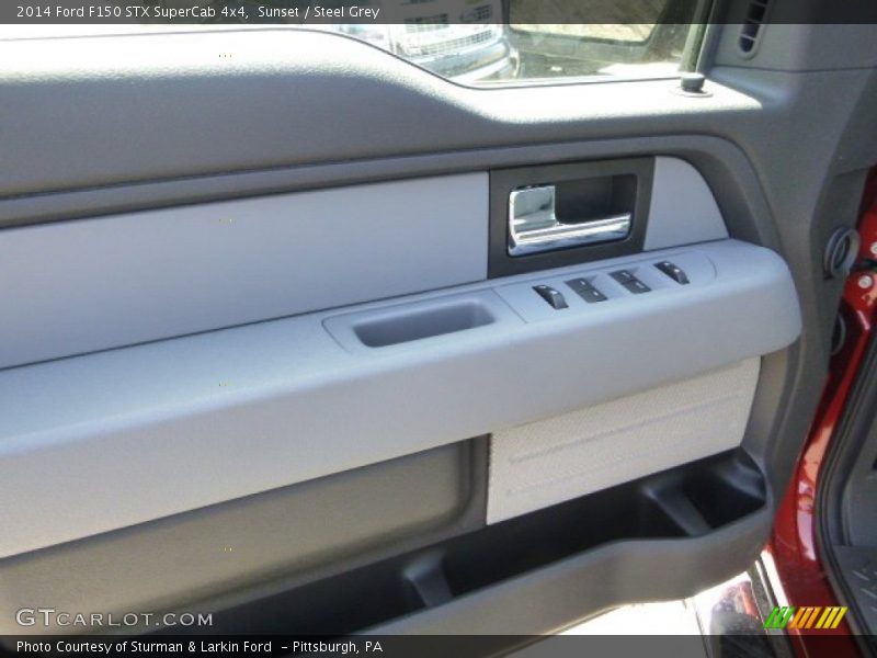 Sunset / Steel Grey 2014 Ford F150 STX SuperCab 4x4