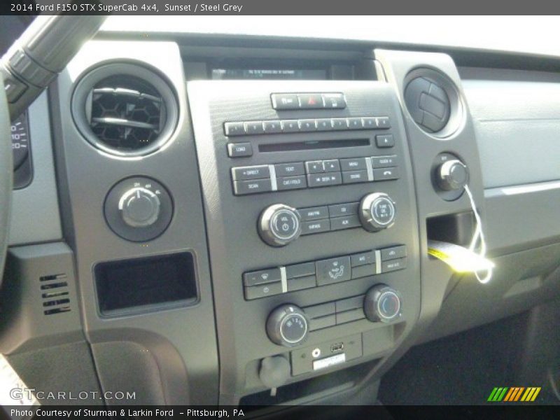 Sunset / Steel Grey 2014 Ford F150 STX SuperCab 4x4