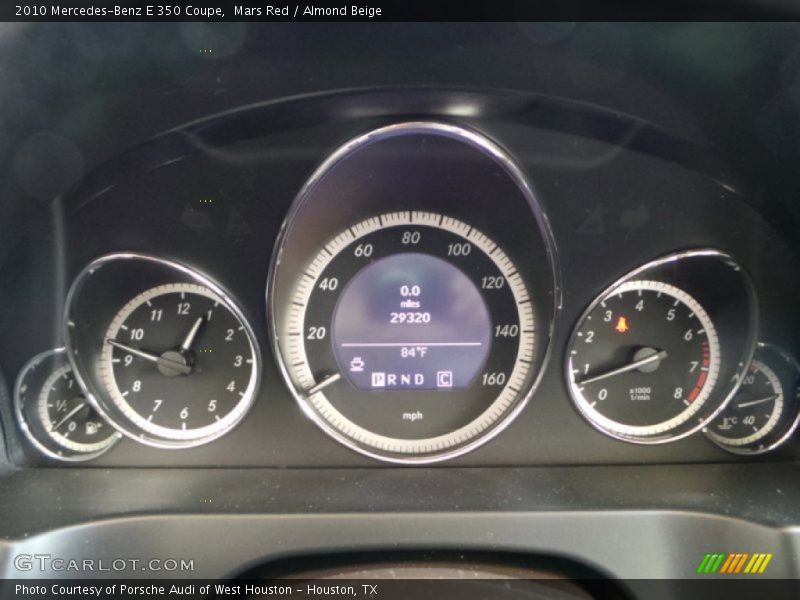 Mars Red / Almond Beige 2010 Mercedes-Benz E 350 Coupe