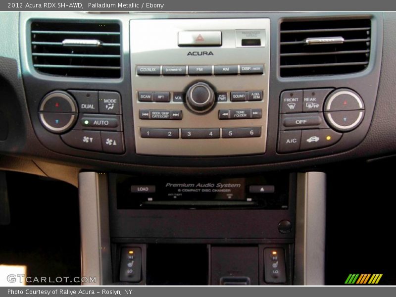 Palladium Metallic / Ebony 2012 Acura RDX SH-AWD