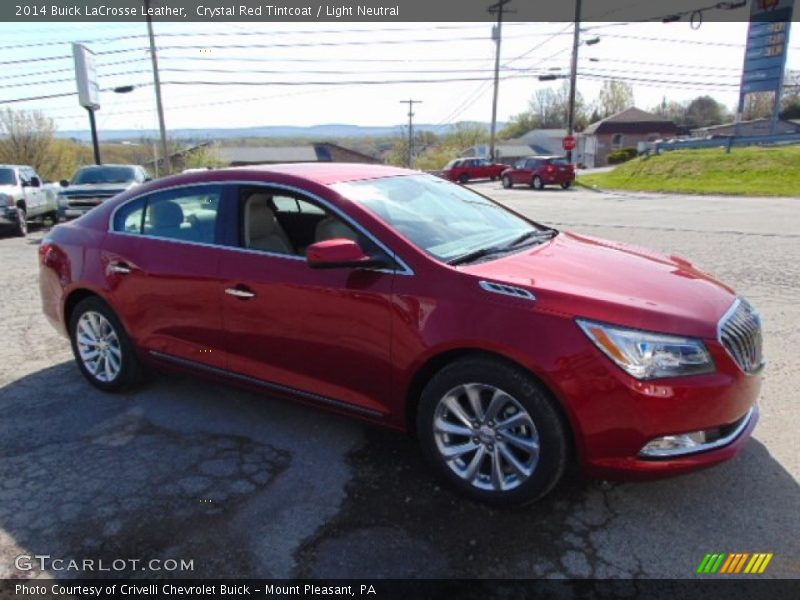 Crystal Red Tintcoat / Light Neutral 2014 Buick LaCrosse Leather