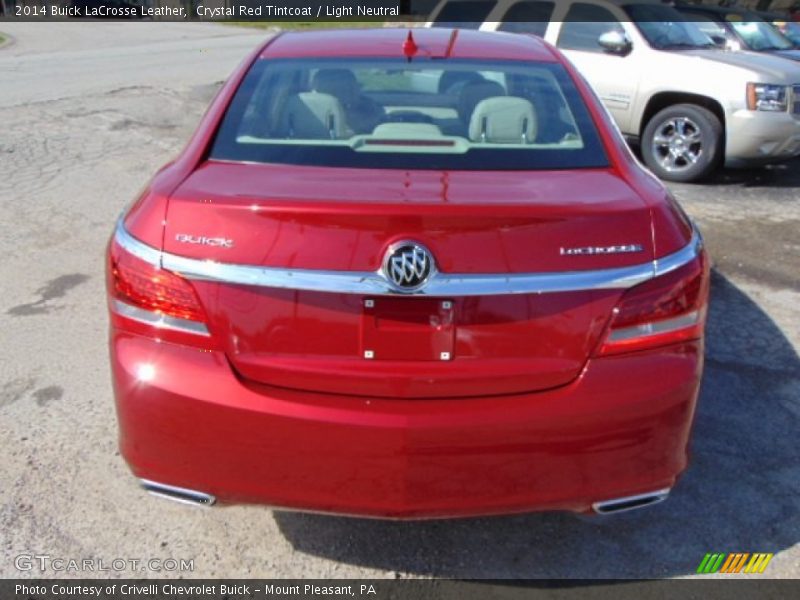 Crystal Red Tintcoat / Light Neutral 2014 Buick LaCrosse Leather