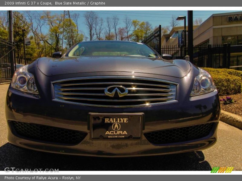 Blue Slate Metallic / Graphite 2009 Infiniti G 37 x Coupe