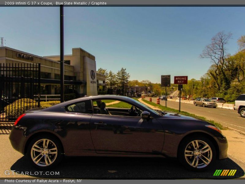Blue Slate Metallic / Graphite 2009 Infiniti G 37 x Coupe