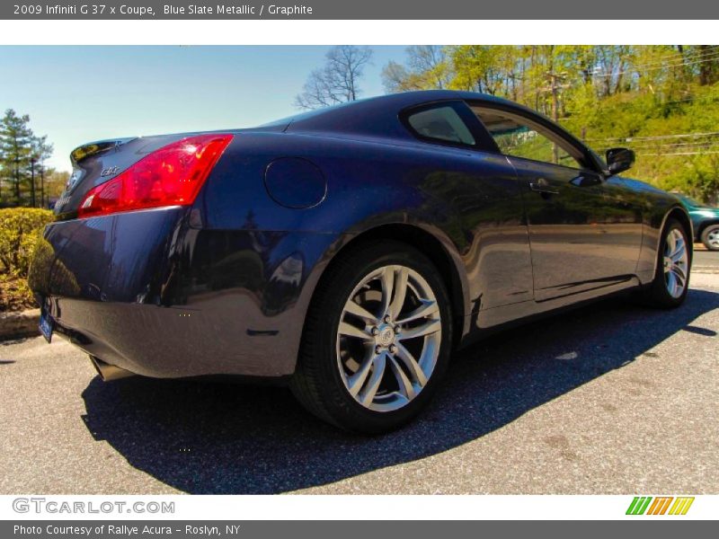 Blue Slate Metallic / Graphite 2009 Infiniti G 37 x Coupe