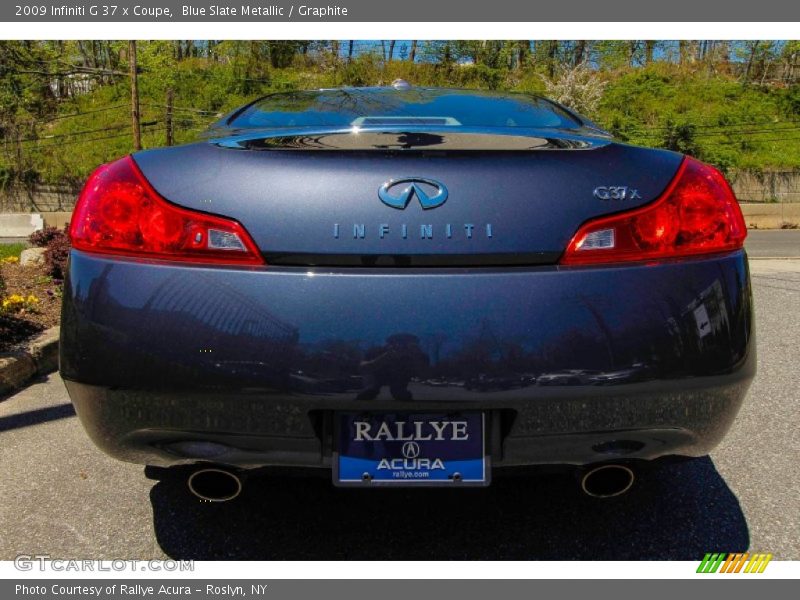 Blue Slate Metallic / Graphite 2009 Infiniti G 37 x Coupe