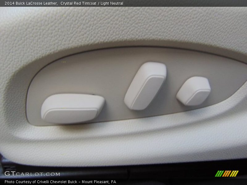 Crystal Red Tintcoat / Light Neutral 2014 Buick LaCrosse Leather