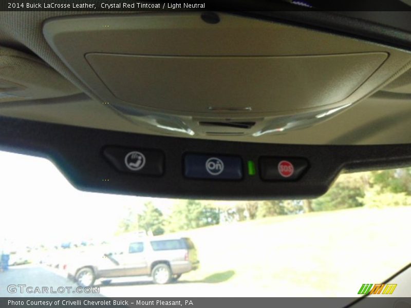 Crystal Red Tintcoat / Light Neutral 2014 Buick LaCrosse Leather
