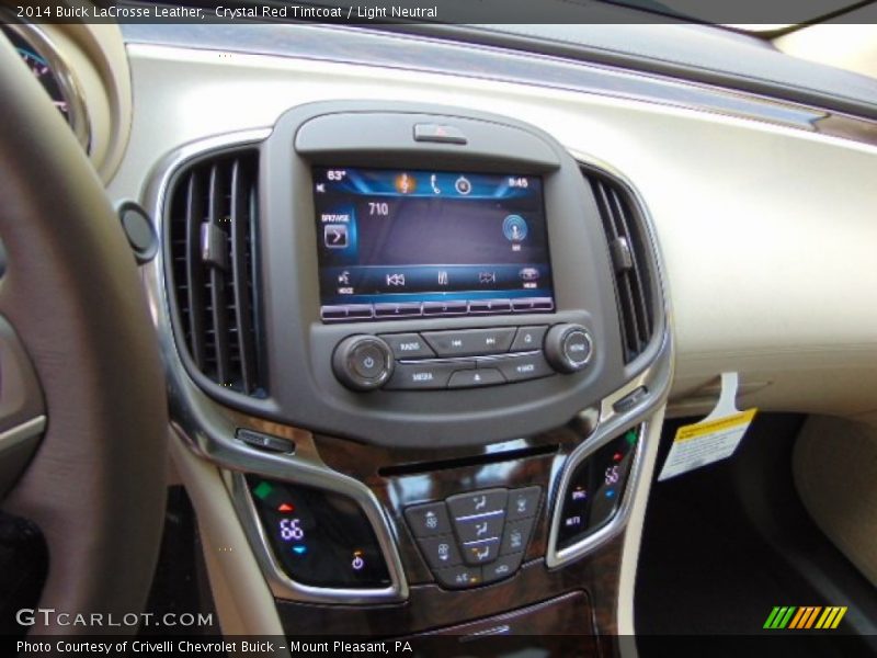 Crystal Red Tintcoat / Light Neutral 2014 Buick LaCrosse Leather