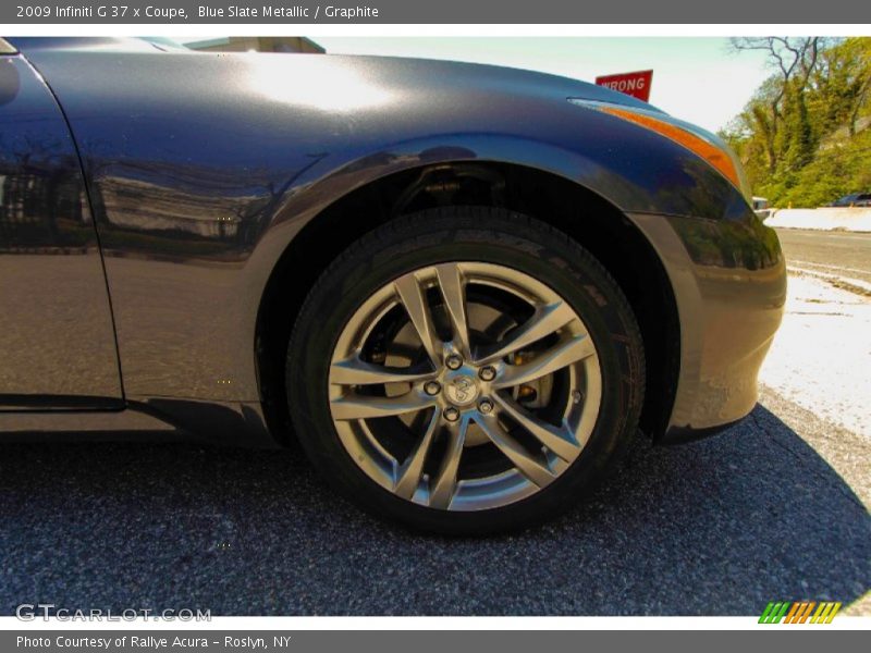 Blue Slate Metallic / Graphite 2009 Infiniti G 37 x Coupe