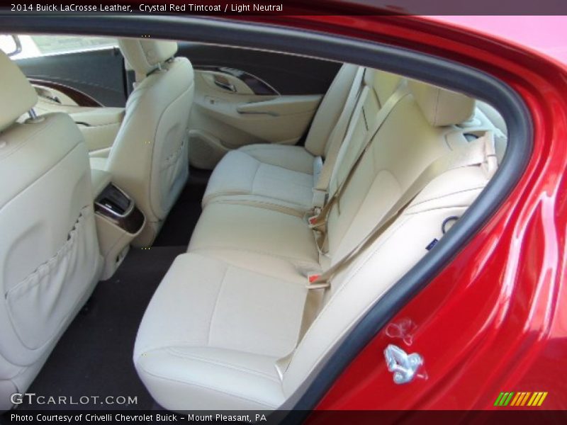 Crystal Red Tintcoat / Light Neutral 2014 Buick LaCrosse Leather