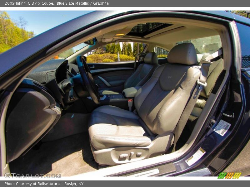 Blue Slate Metallic / Graphite 2009 Infiniti G 37 x Coupe