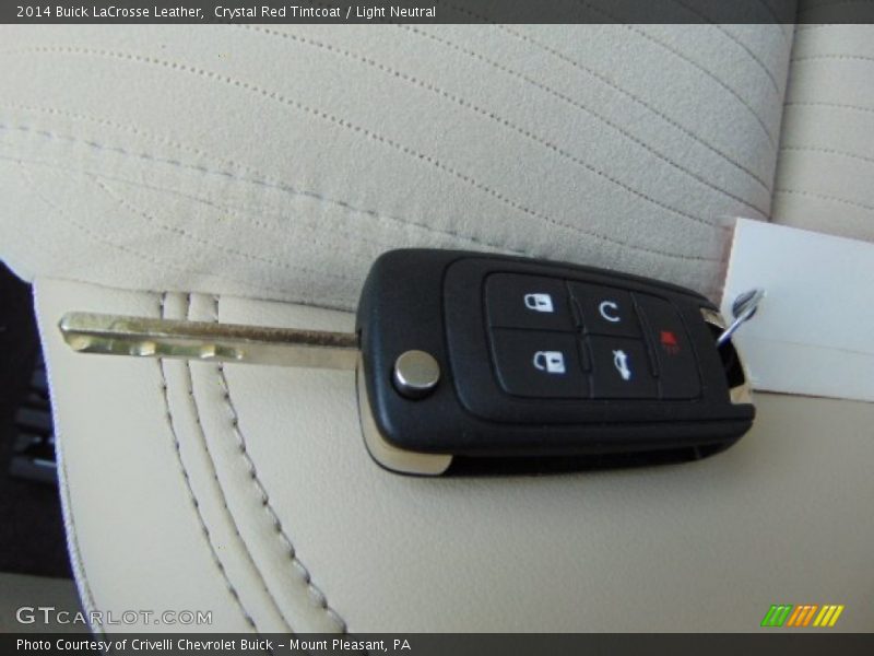 Crystal Red Tintcoat / Light Neutral 2014 Buick LaCrosse Leather