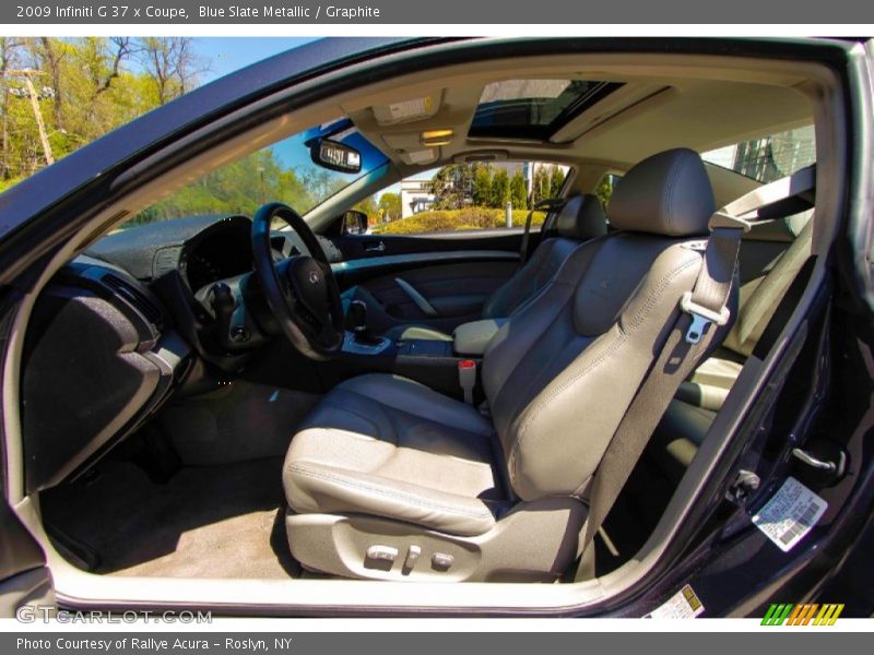 Blue Slate Metallic / Graphite 2009 Infiniti G 37 x Coupe