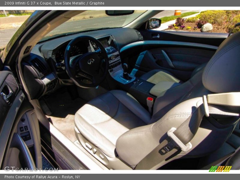 Blue Slate Metallic / Graphite 2009 Infiniti G 37 x Coupe