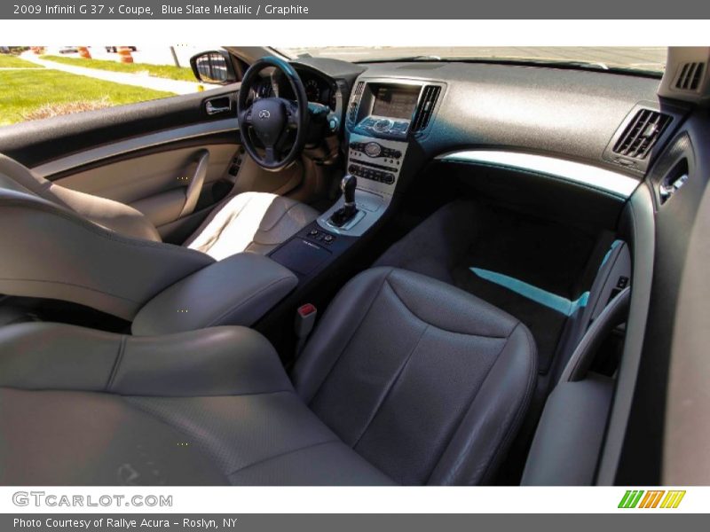 Blue Slate Metallic / Graphite 2009 Infiniti G 37 x Coupe
