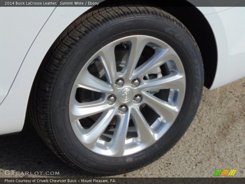 Summit White / Ebony 2014 Buick LaCrosse Leather