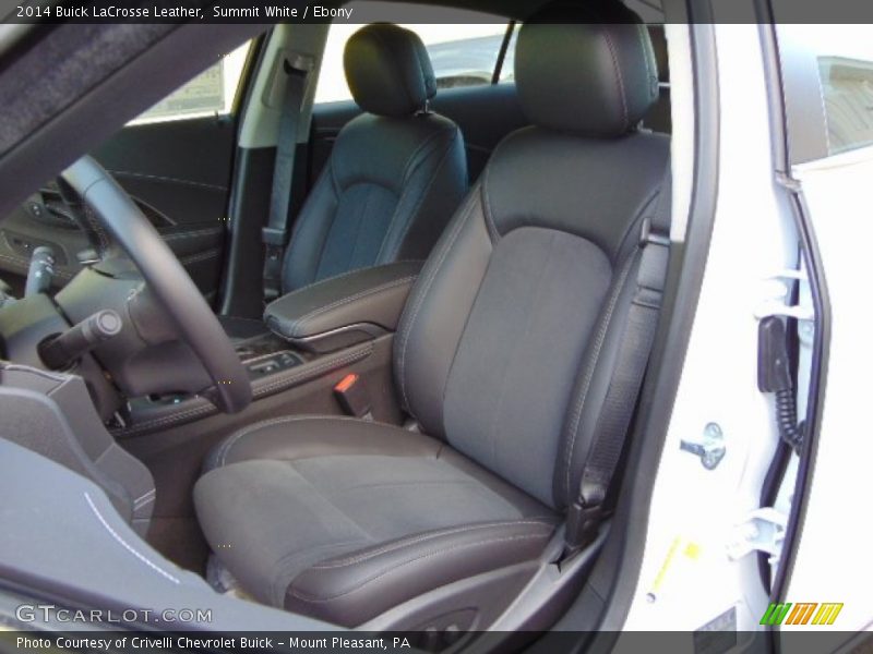 Summit White / Ebony 2014 Buick LaCrosse Leather