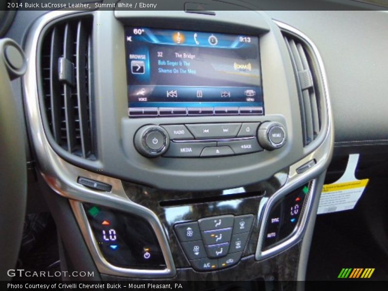Summit White / Ebony 2014 Buick LaCrosse Leather