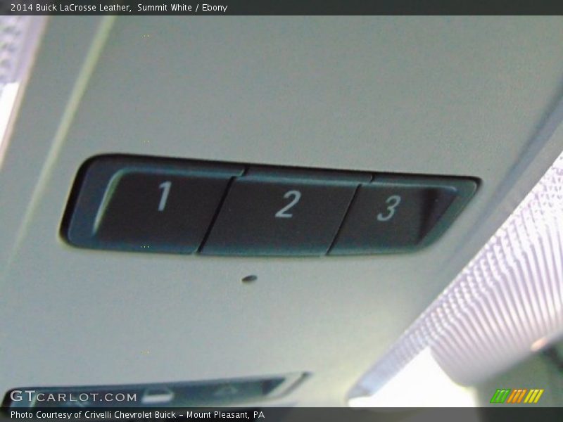 Summit White / Ebony 2014 Buick LaCrosse Leather