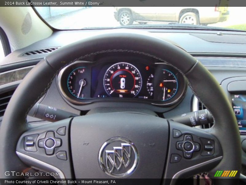 Summit White / Ebony 2014 Buick LaCrosse Leather